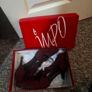 Impo burgundy heels